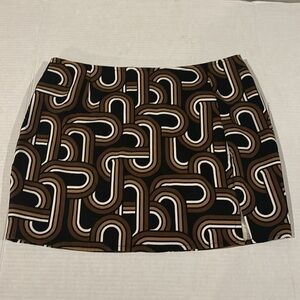 NWT-Motel Pelma Tonal Interlink Mini Skirt With Left Side Slit - Size M